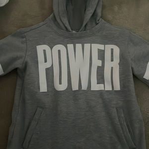 athleta girl 'i am powerful' hoodie